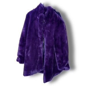 Purple Apparis fur jacket